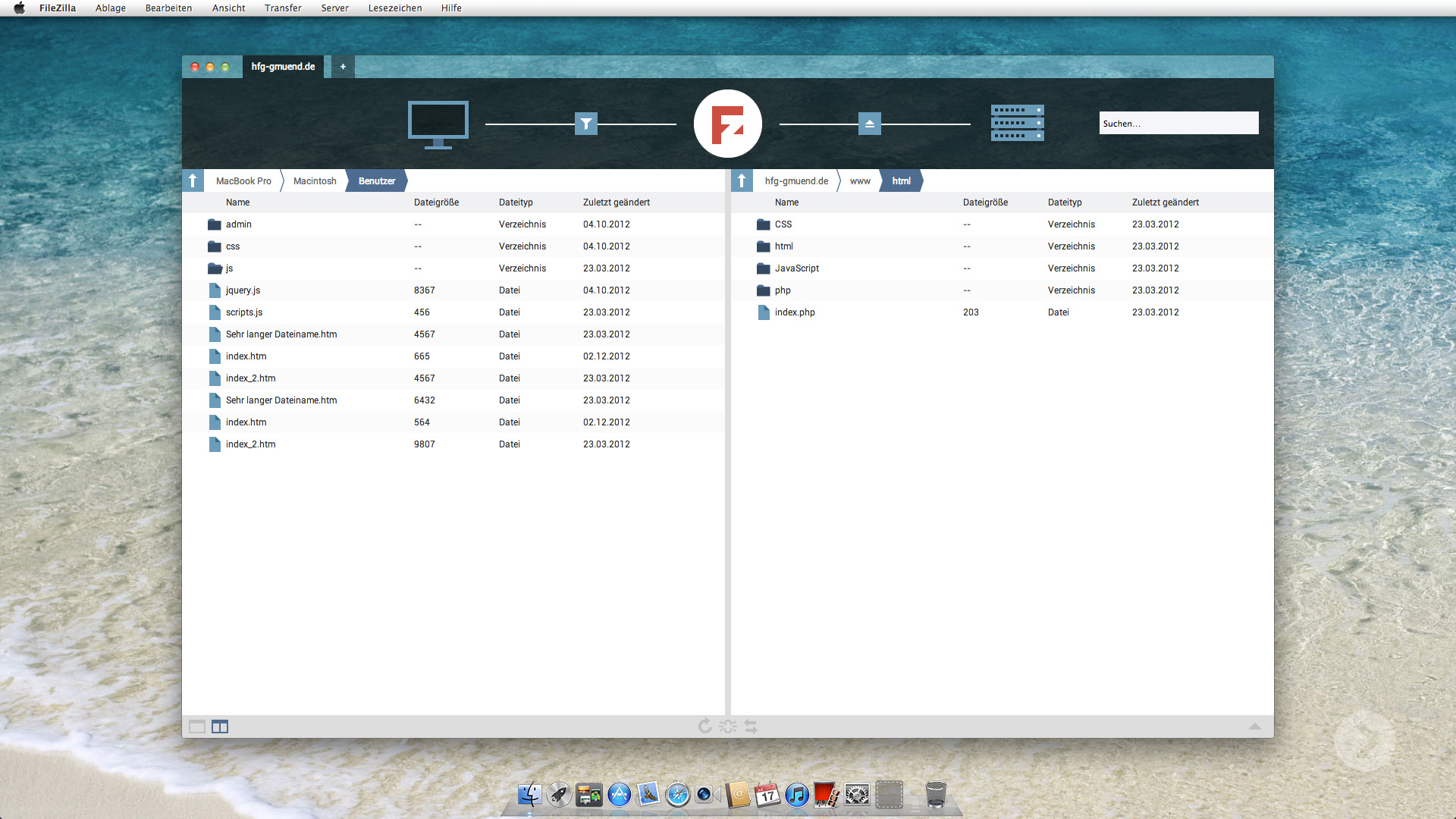 Filezilla Redesign